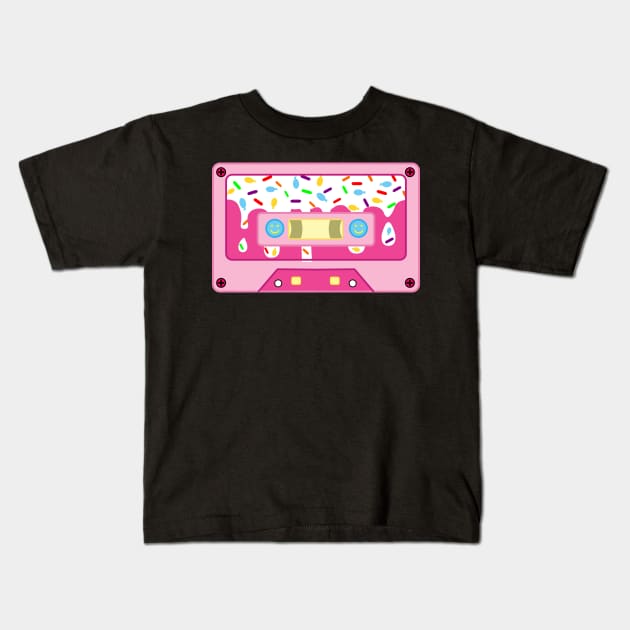 Pinkie Polka Pop Kids T-Shirt by CoreyUnlimited